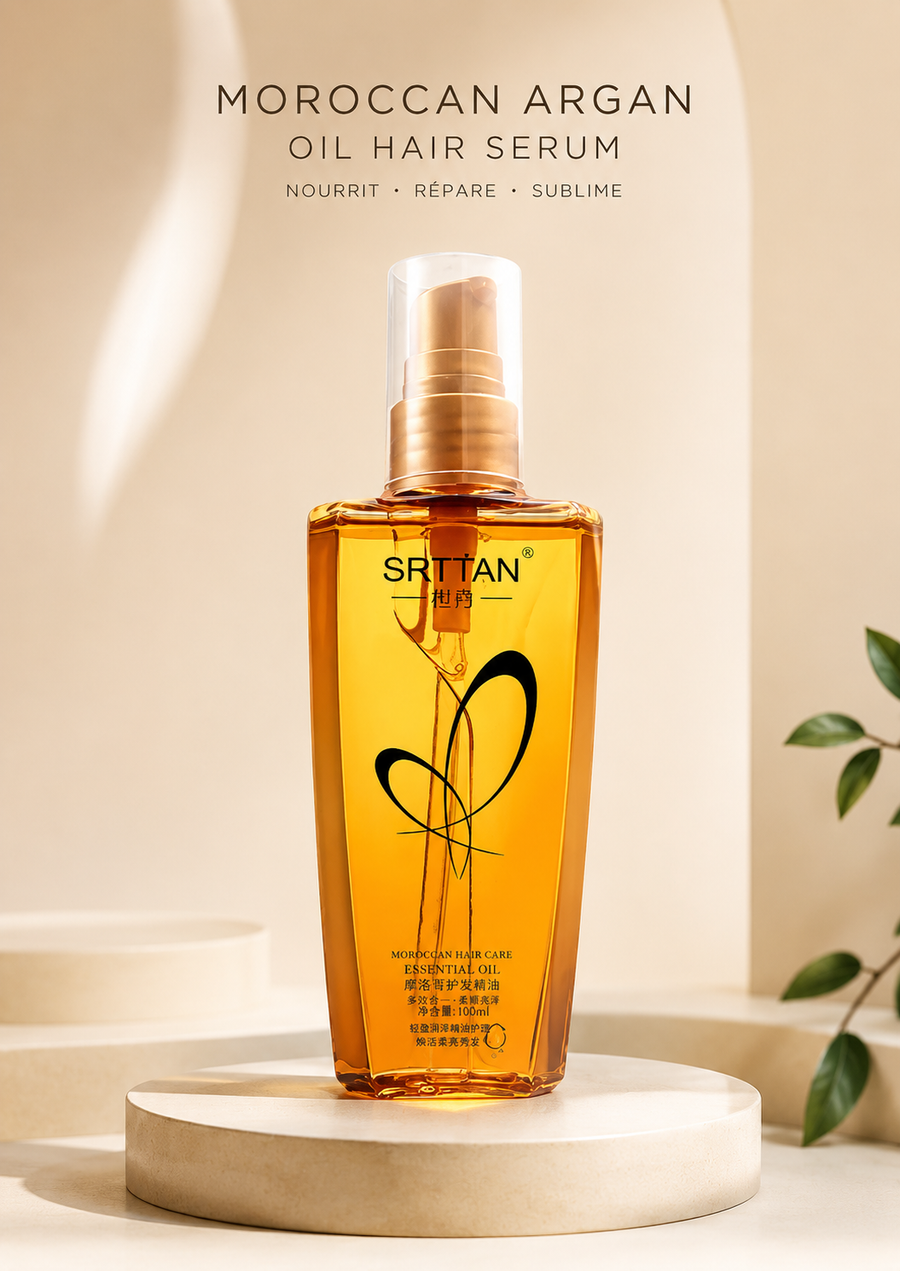 HUILE / SÉRUM CAPILLAIRE À L'HUILE D'ARGAN — 80 ml