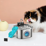 Fontaine à Eau Chat et Chien | 2.5L Inox - vue 2