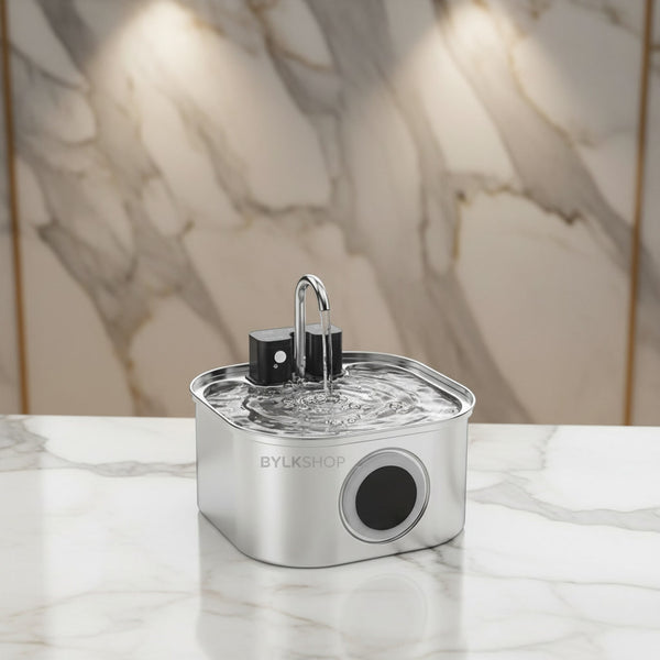 Fontaine à Eau Chat et Chien | 2.5L Inox