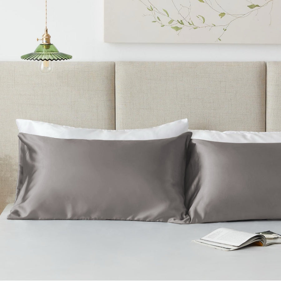 Lot de 2 Taies d'Oreiller en Satin Sevria